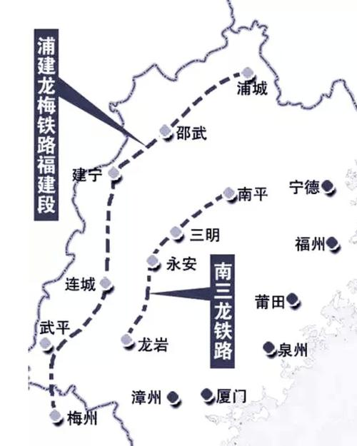 浦梅高铁线路图,浦梅铁路2020年最新消息